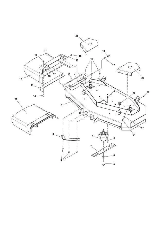 Žací jednotka 48" nůž