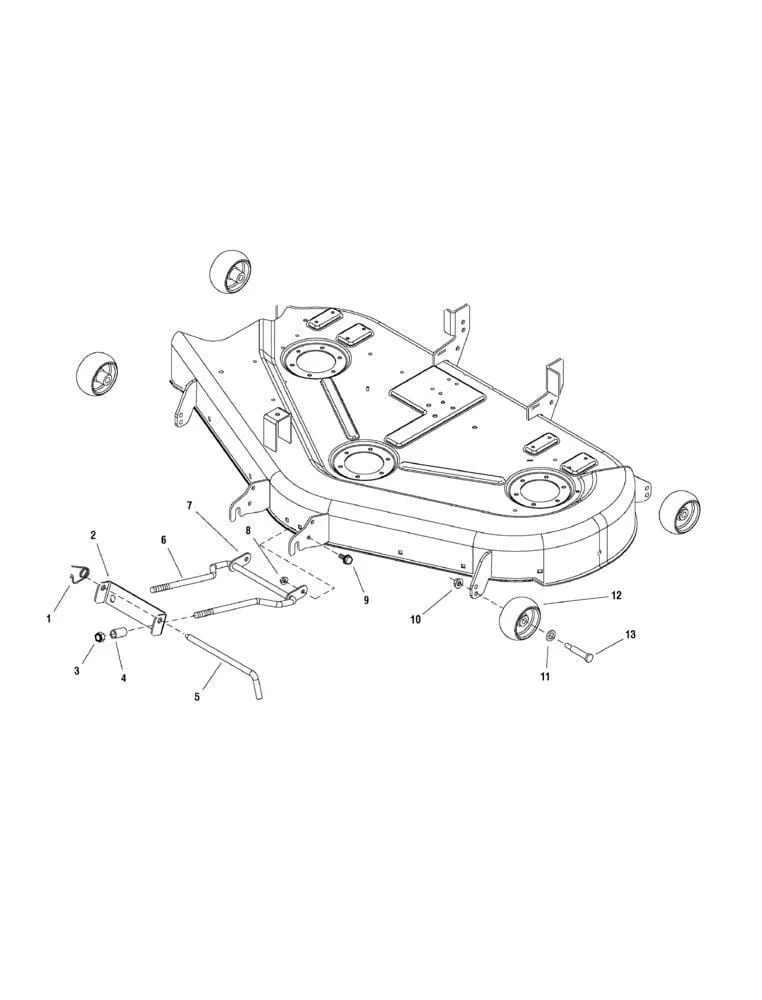 Žací jednotka 44" a 50" rám