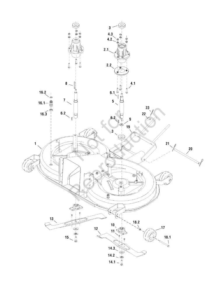 Žací jednotka 40" nůž