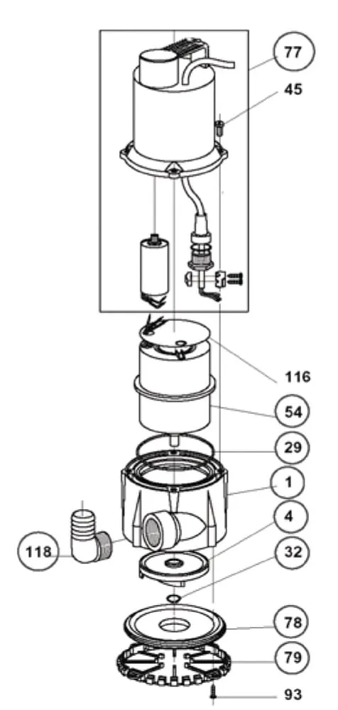 Náhradní díly NOVA 180 NA