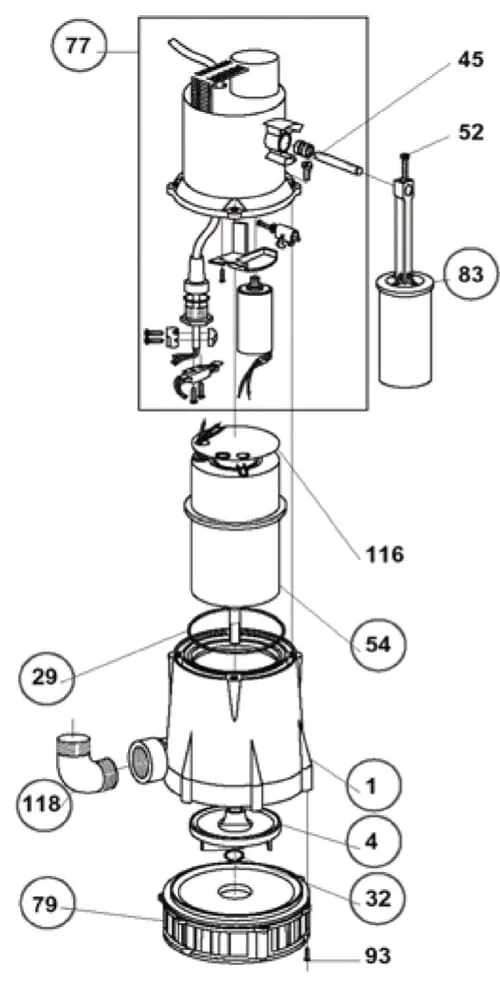 Náhradní díly NOVA 600 A