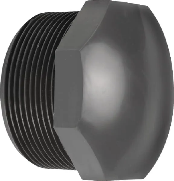 PVC-U zátka - Vnější závit (BSP)