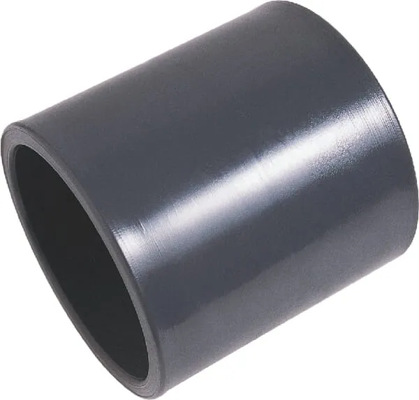 PVC-U spojka - Objímka (PVC) x Objímka (PVC)