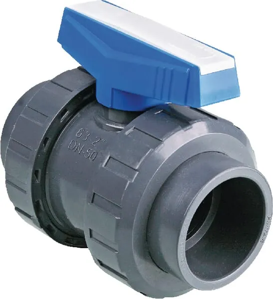 PVC-U Kulové kohout - Objímka (PVC) x Objímka (PVC)