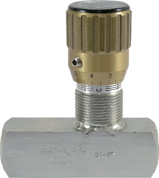 Škrticí zpětné ventily pro jeden směr proudění typ FT 2257/5 z nerezové oceli