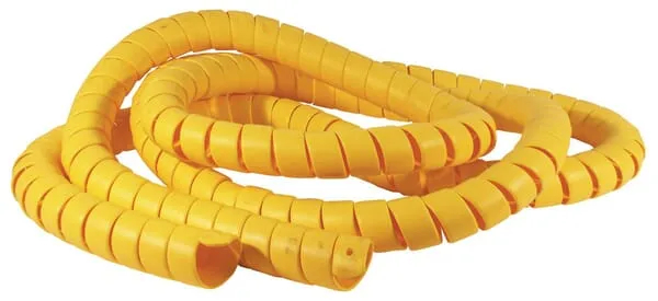 Plastová vinutá pružina, žlutá, typ KBV