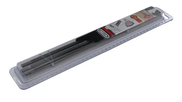 Pilník na pilové řetězy kulatý 5,5x200 mm, 3 ks