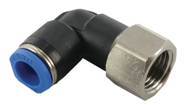 L-zásuvné šroubení s vnitřním závitem a vnějším šestihranem ECF