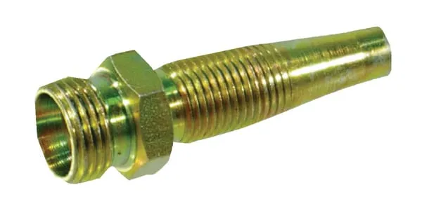 Šroubované spojky R vnější závit metrický s tvarem vývrtu W24° pro střižný kroužek lehká řada