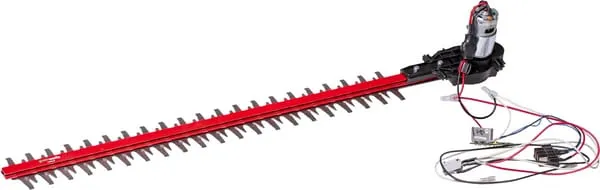 Převodová skříň a čepel