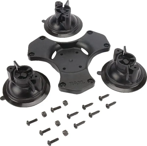 Podstavec s trojitou přísavkou