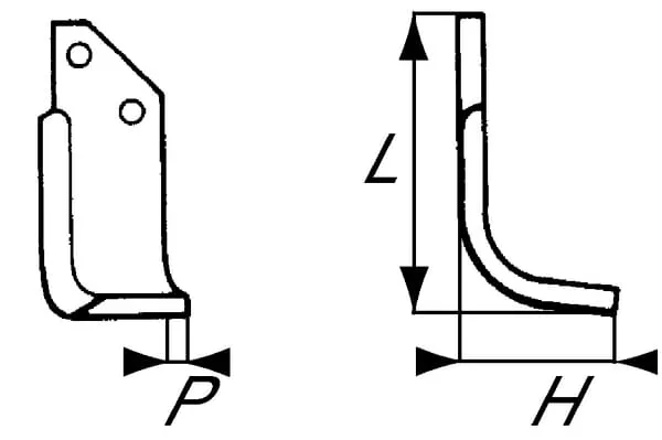 Frézovací nůž l. B.C.S