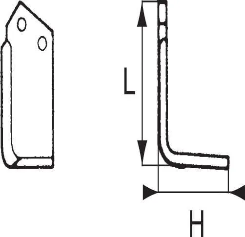 Nůž frézy p. Kuhn