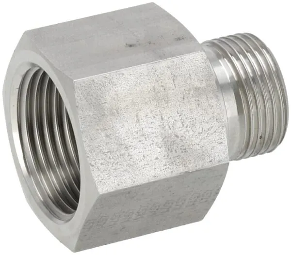 Adaptérové vsuvky z nerezové oceli, vnější BSP x vnitřní BSP