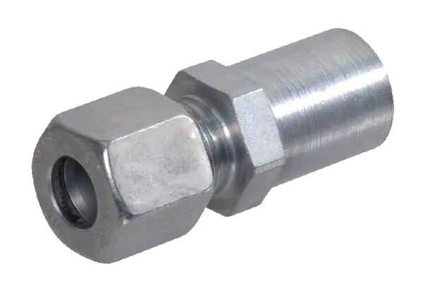 Redukční spojky, konec trubky metrický x řezný kroužek metrický