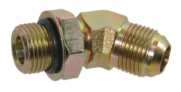 Úhlové vsuvky 45° - nastavitelný UNF x vnější JIC