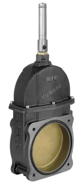 RIV 95 Dvoupřírubová šoupátka VULCANO s dvojčinným hydraulickým zvedákem