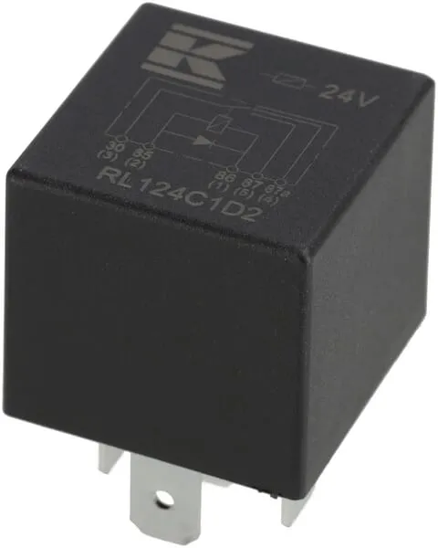Minirelé 24 V, přepínací, 30 A / 40 A, diodové, bez držáku
