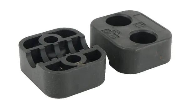 Tělesa spon držáků trubek, z polypropylenu