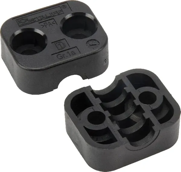 Těleso trubkových spon - typ RS 911...PA - jednoduché - polyamid (PA)