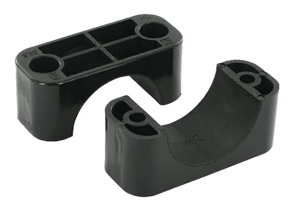 Polovina spony černý hladký A5