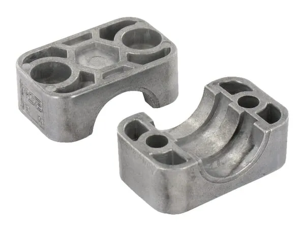 Těleso trubkové spony - typ RS 911..ALU - jednoduché, hliníkové