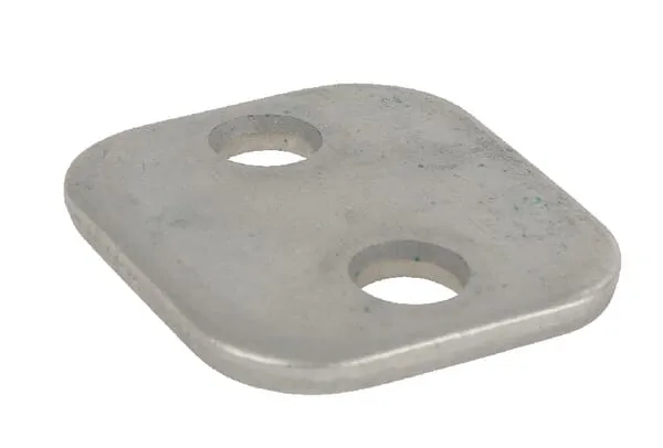 Krycí podložky z ušlechtilé oceli pro jednoduché držáky trubek