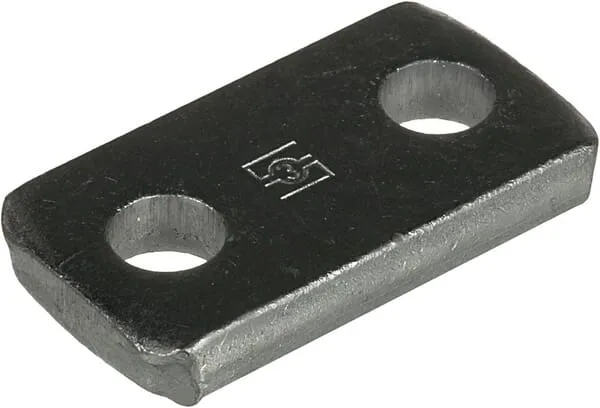 Krycí podložky z oceli pro jednoduché držáky trubek