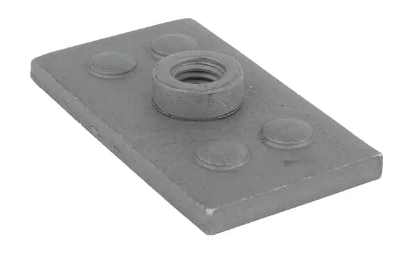 Navařovací podložky z oceli pro dvojité držáky trubek