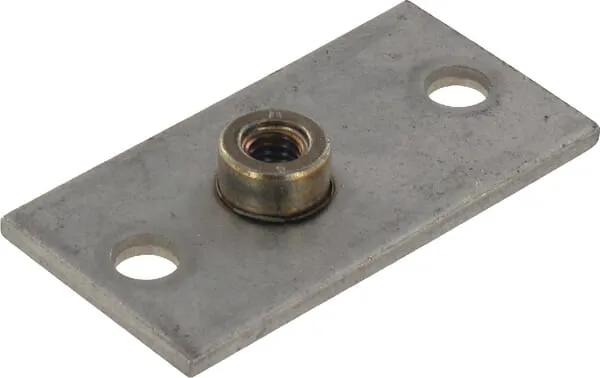 Šroubovací desky z ušlechtilé oceli pro jednoduché držáky trubek