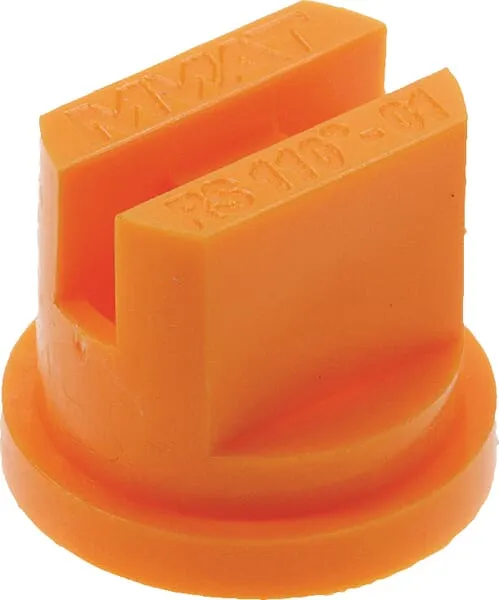 Plochá postřikovací tryska RS 110° 01, oranžová, plast, MMAT