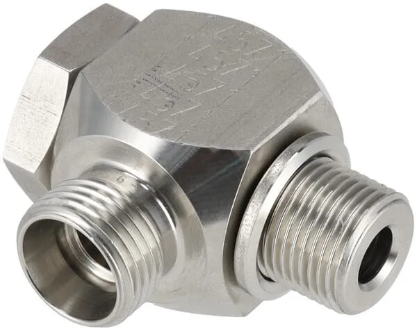 Koleno Banjo 12L x 3/8" BSP SS