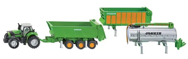 S01848 DEUTZ-FAHR s Joskin sada přívěsu