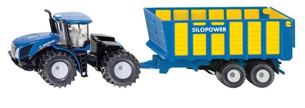 S01947 New Holland se silážním vozem