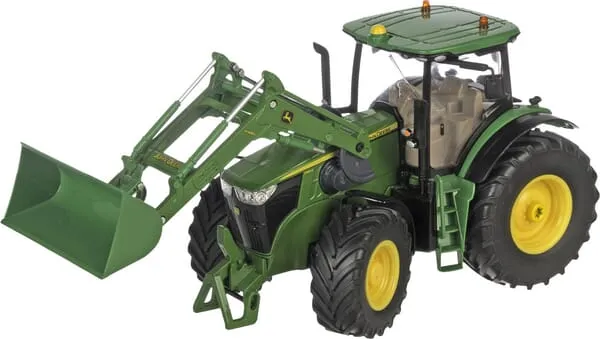 S06792 John Deere 7310R s čelním nakladačem a bluetooth ovládací aplikací
