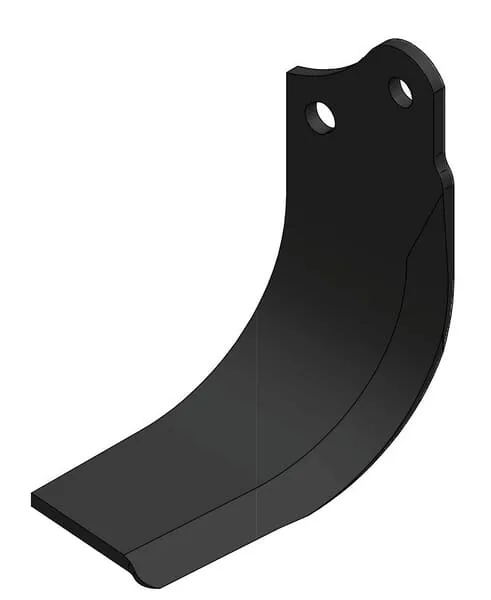 Křídlová radlice, pravá