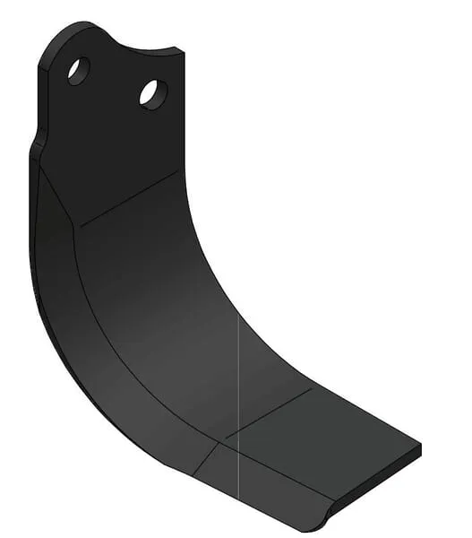 Křídlová radlice, levá