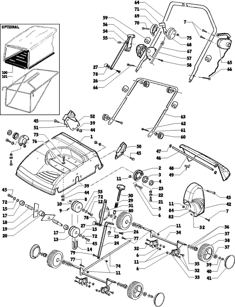 Kompletní přístroj pro Sandrigarden typ BT 36 VT P.B. 3,5