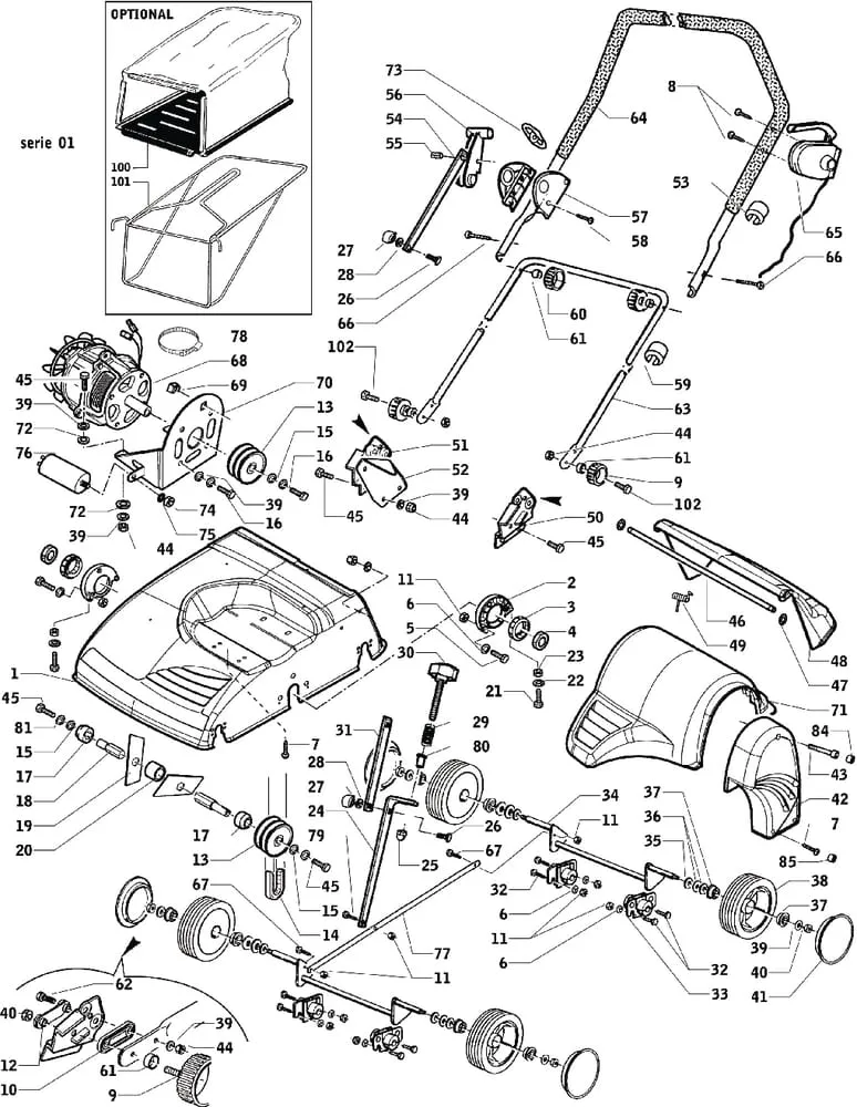 Kompletní přístroj pro Sandrigarden typ VT1600 - VT1800