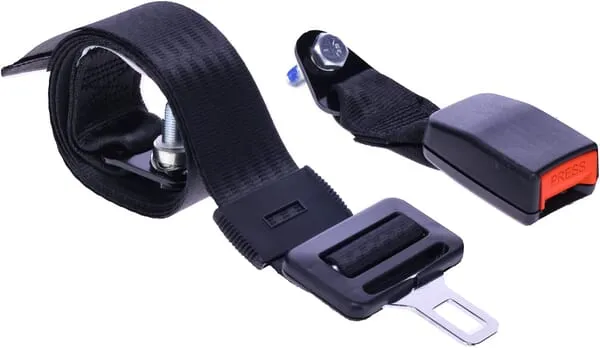 Statický černý bezpečnostní pás, 2bodový