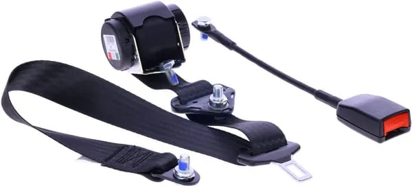 Navíjecí bezpečnostní pás, 3bodový