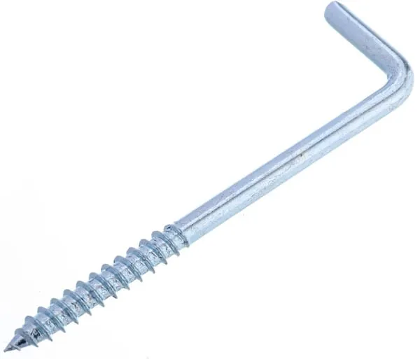 Hák s vrutem 3,9 x 50 mm plochý, ocel, Kramp