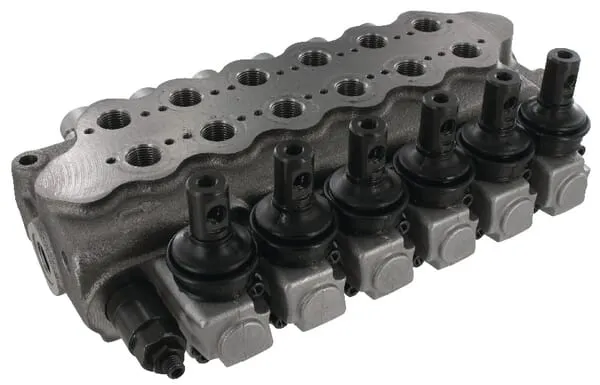 Hydraulický rozvaděč 6xDW, pro BP