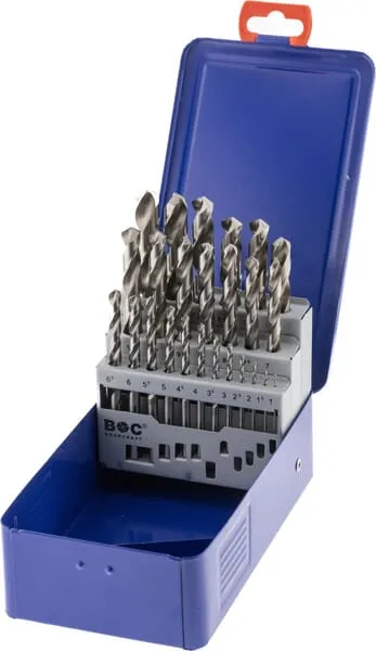 Sada vrtáků do kovu 1-13 mm, 25dílná