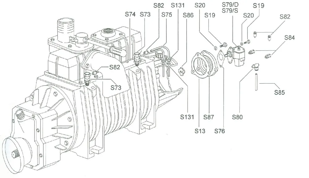 Originál B.P. - automatické mazání pro SE 6500 - 8000