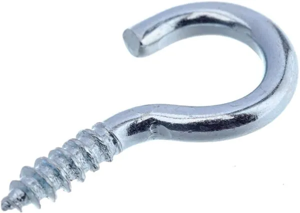 Hák s vrutem 2,3 x 20 mm kulatý, ocel, Kramp