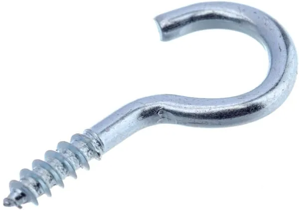 Hák s vrutem 2,3 x 25 mm kulatý, ocel, Kramp