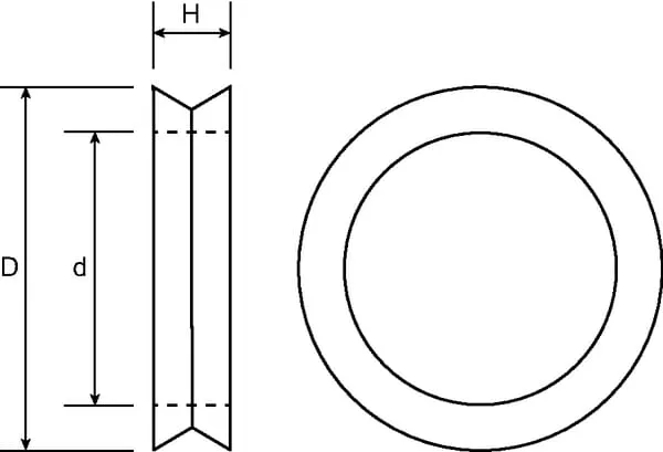 Sada těsnění Multifaster, vnější závit