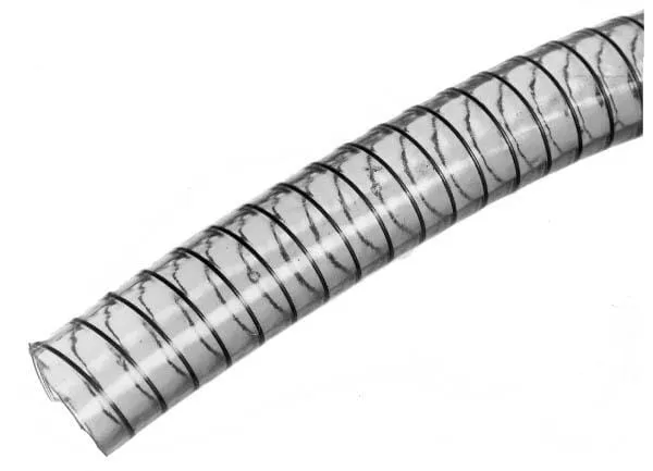 Sací a vratné hadice, PVC s ocelovou spirálou Universal (odolné proti olejům) - typ SL