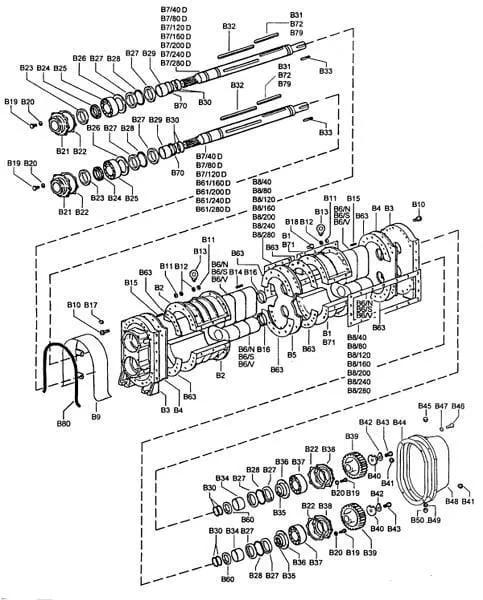 B.P. - náhradní díly pro BR 120/ D